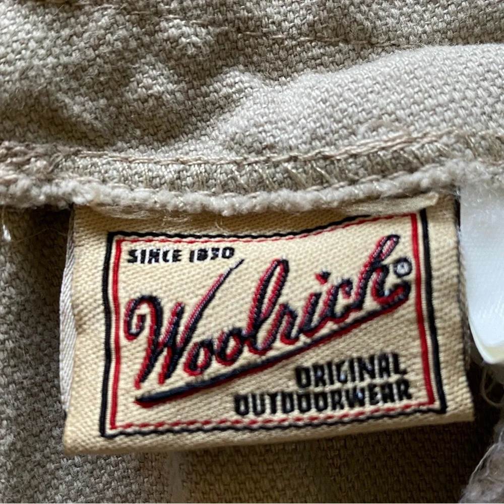 NWT Woolrich‎ Women's Linen Blend Cargo Pants Size 16 - Picture 8 of 9